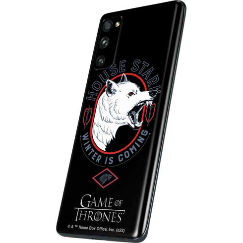 Game of Thrones: House Stark Direwolf Galaxy S20 Fan Edition Skin